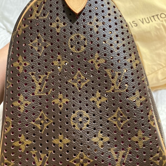 💯 Auth Louis Vuitton Perforated Speedy/pochette - Picture 6 of 13